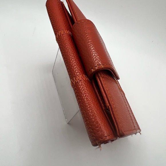 GUC Chanel Matelasse Peach Caviar Compact Trifold Wallet with COA - Picture 2 of 11